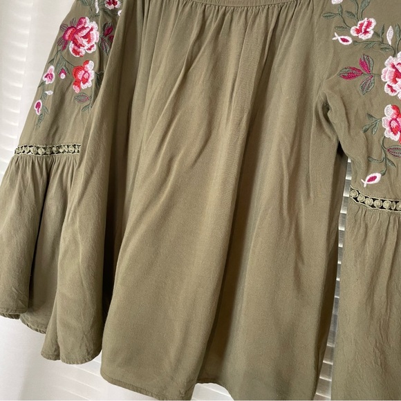 Altar’d State Embroidered Rayon Crop Top - Picture 10 of 12